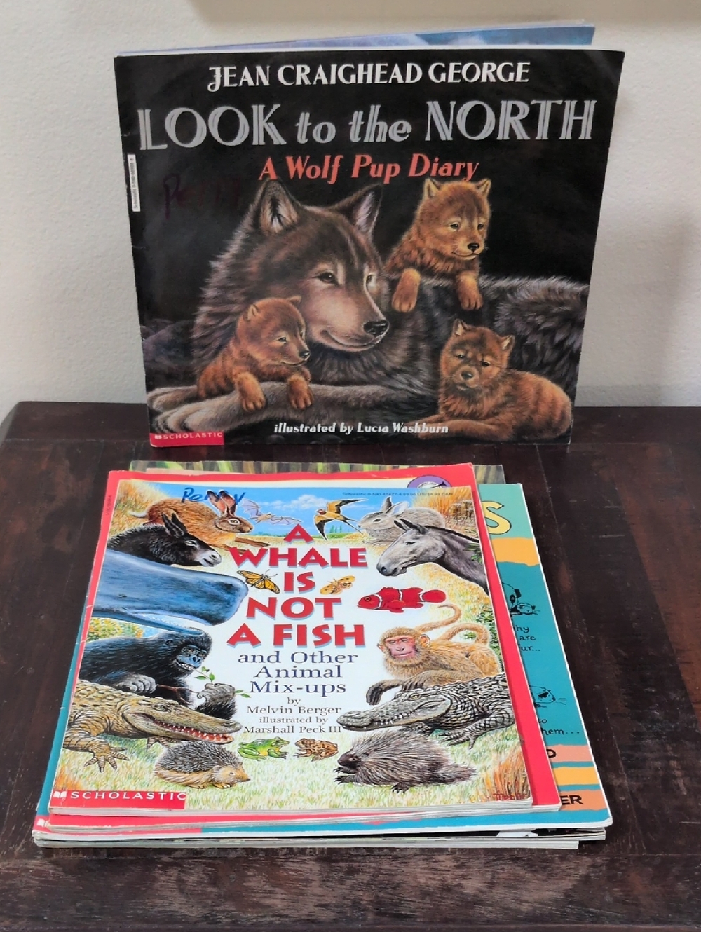 Scholastic Non Fiction Children's Literature Set of 7 Animal Themed Books